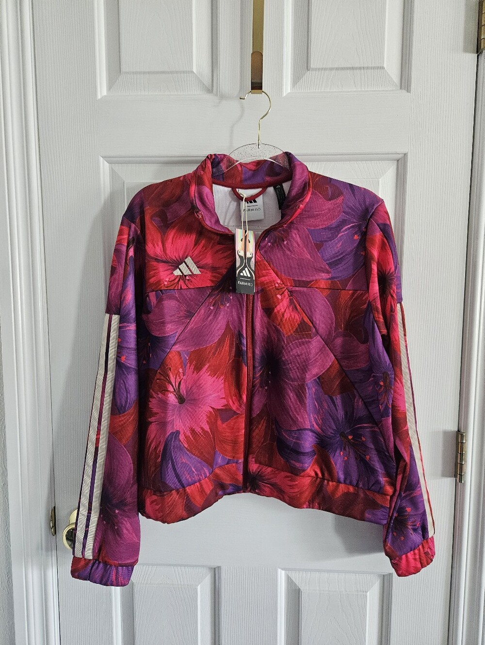 NWT Adidas X Farm Rio House Of Tiro Floral Track Top Jacket